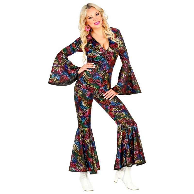DEGUISEMENT FEMME COMBINAISON 70'S TAILLE XS