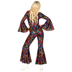 DEGUISEMENT FEMME COMBINAISON 70'S TAILLE XS