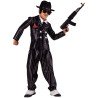 DEGUISEMENT GANGSTER ALL CAPONE DON VITO VESTE + PANTALON TAILLE 11-14 ANS
