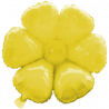 BALLON METALLIQUE FLEURS MARGUERITE JAUNE 75 X 71 CM GONFLE