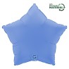 BALLON METALLIQUE ETOILE 46 CM MATTE LOTUS BLUE OU BLEU