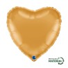 BALLON METALLIQUE COEUR 46 CM GOLD OU OR