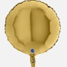 BALLON METALLIQUE ROND 46 CM GOLD 5 OU OR 5