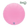 BALLON METALLIQUE ROND 46 CM MATTE SAKURA PINK OU ROSE