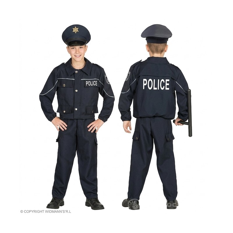 DEGUISEMENT ENFANT POLICIER TAILLE 128