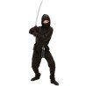 DEGUISEMENT NINJA NOIR TAILLE 128 CM