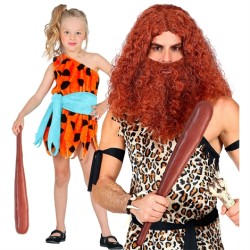 GOURDIN OU MASSUE PREHISTORIQUE PLASTIQUE 50 CM