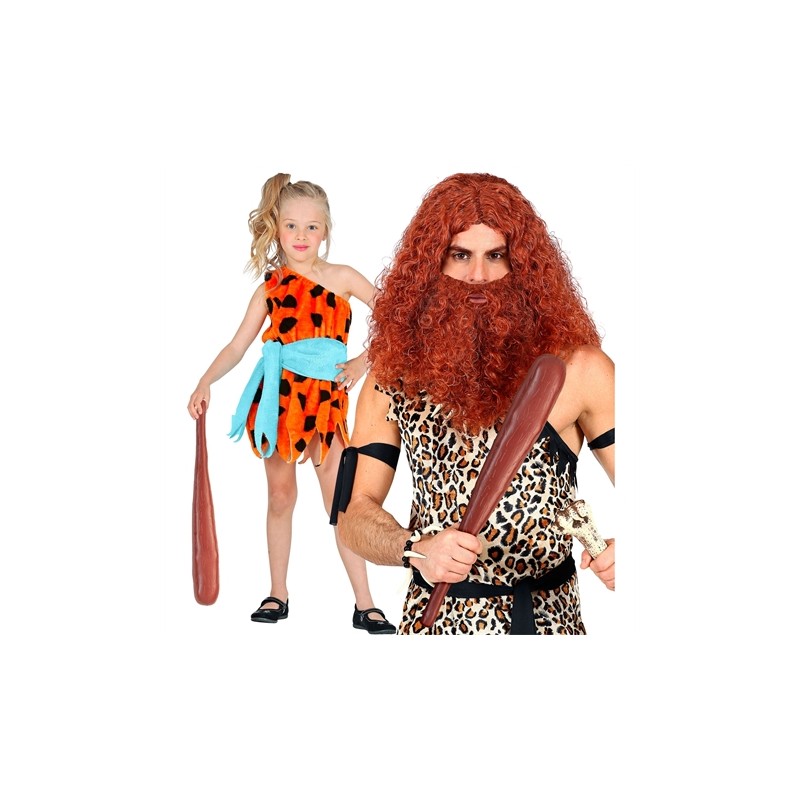 GOURDIN OU MASSUE PREHISTORIQUE PLASTIQUE 50 CM