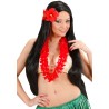 COLLIER HAWAI FLEURS ROUGES