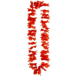 COLLIER HAWAI FLEURS ROUGES