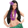 COLLIER HAWAI FLEURS VIOLETTES