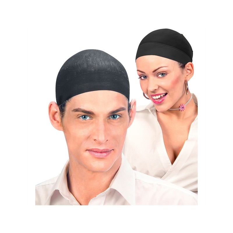 SET DE 2 FILETS A CHEVEUX POUR PERRUQUE COULEUR NOIRE