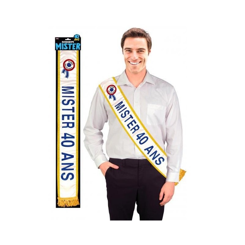 ECHARPE MISTER 40 ANS