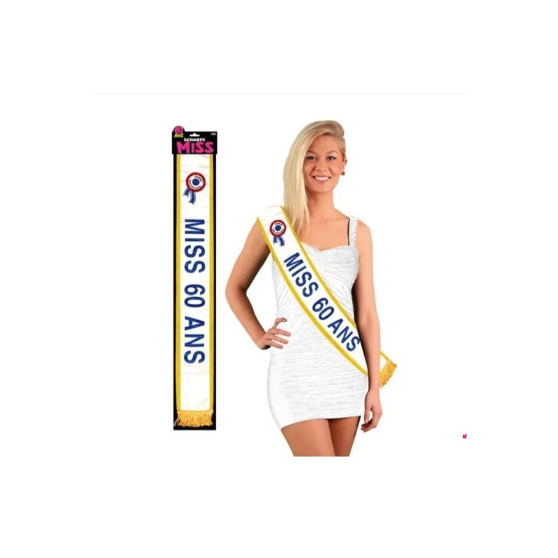 ECHARPE MISS 60 ANS