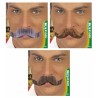 1 MOUSTACHE AMBASSADEUR 3 COULEUR ASSORTIES GRIS BLOD OU CHATAIN PAS LE CHOIX 
