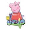 BALLON METALLIQUE PEPPA PIG GONFLABLE A L'AIR AIR FILLED 55 X 45 CM