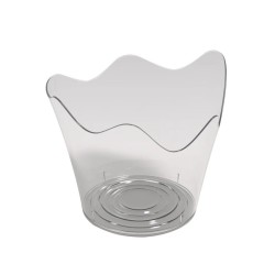 25 X COUPELLE TULIPE TRANSPARENTE 9 CL