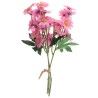 BOUQUET PRINTANIER MARGUERITES ROSES 26 CM