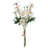 BOUQUET PRINTANIER MARGUERITES BLANCHES 26 CM