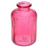 VASE BOUTEILLE FUCHSIA DIAM 6 CM HAUT 10 CM
