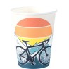 6 GOBELETS EN CARTON THEME VELO 270 ML