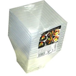 12 COUPELLES PAGODE TRANSPARENTES 20 CL
