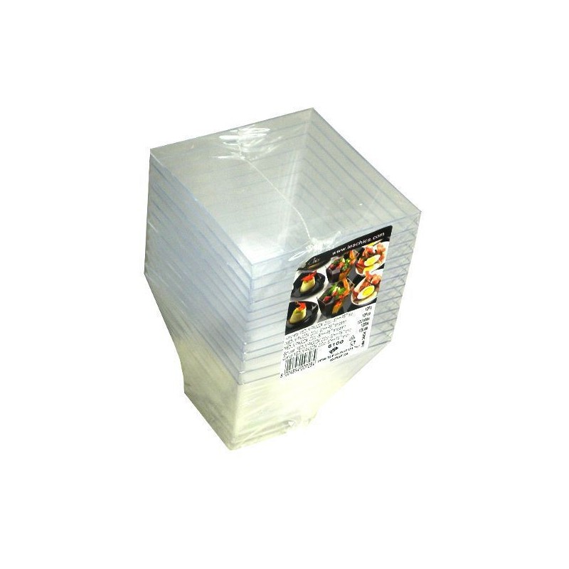 12 COUPELLES PAGODE TRANSPARENTES 20 CL