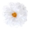 4 FLEURS PIVOINE BLANCHES 11 X 5 CM