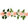 GUIRLANDE DE FLEURS PECHE 140 CM