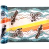 CHEMIN DE TABLE TISSU NON TISSE THEME VELO 30 CM X 2.5 METRES