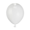 50 BALLONS BLANC WHITE BIO LATEX 13 CM 001