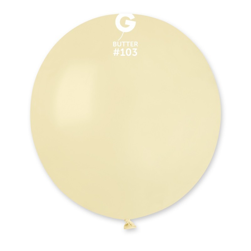 10 BALLONS BEURRE BUTTER 103 BIO LATEX 48 CM 103
