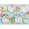 6 BOUGIES PASTEL OEUFS DE PAQUES 7 CM