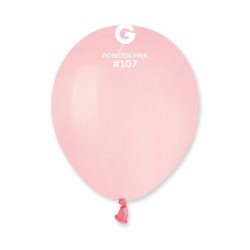 50 BALLONS ROSE POUDRE POWDER PINK BIO LATEX 13 CM 107