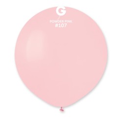 10 BALLONS ROSE POUDRE POWDER PINK 107 BIO LATEX 48 CM 