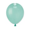 50 BALLONS VERT PASTEL TIFFANY BIO LATEX 13 CM 109