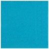 25 SERVIETTES PAPIER CRYSTAL BLEU AQUA COL 141 33 X 33 CM