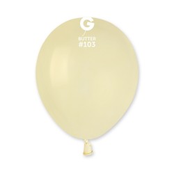 50 BALLONS BEURRE BUTTER BIO LATEX 13 CM 103