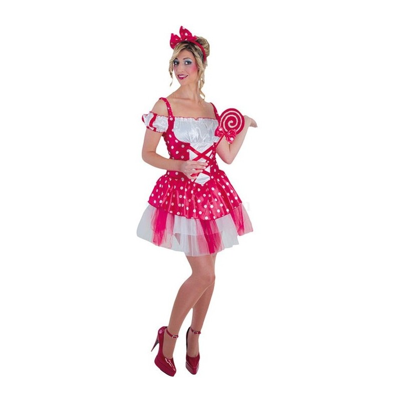 DEGUISEMENT MISS CANDY OU MINNIE TAILLE M