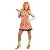 DEGUISEMENT ROBE RETRO ORANGE TAILLE 36/38