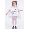DEGUISEMENT ROBE NOTE DE MUSIQUE TAILLE 6 ANS 