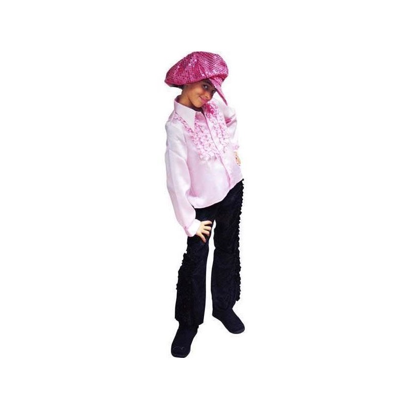 DEGUISEMENT PANTALON RUCHE NOIR TAILLE 152