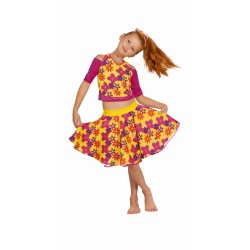 DEGUISEMENT HIPPY FLOWER TAILLE 140