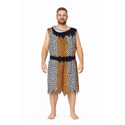 DEGUISEMENT HOMME DES CAVERNES IMPRIME LEOPARD TAILLE UNIQUE