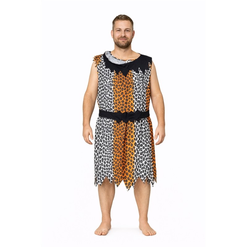 DEGUISEMENT HOMME DES CAVERNES IMPRIME LEOPARD TAILLE UNIQUE
