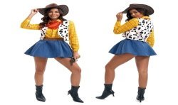 DEGUISEMENT FEMME COW BOY (WOODY) TAILLE XL