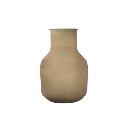 VASE CARLA GREGE GLACE DIA 20 CM X 30.5 CM