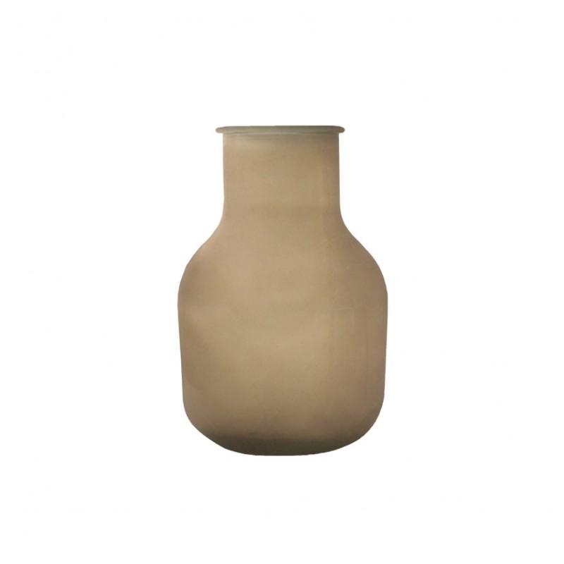 VASE CARLA GREGE GLACE DIA 20 CM X 30.5 CM