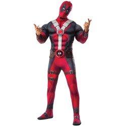 DEGUISEMENT DEADPOOL AVEC MUSCLE TAILLE XL