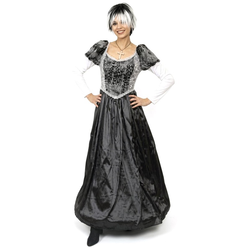 DEGUISEMENT ROBE GRISE AVELINA TAILLE 44/46